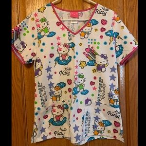 Hello Kitty by Sanrio Scrub Top
